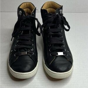 Black High-Top Men's Sneakers